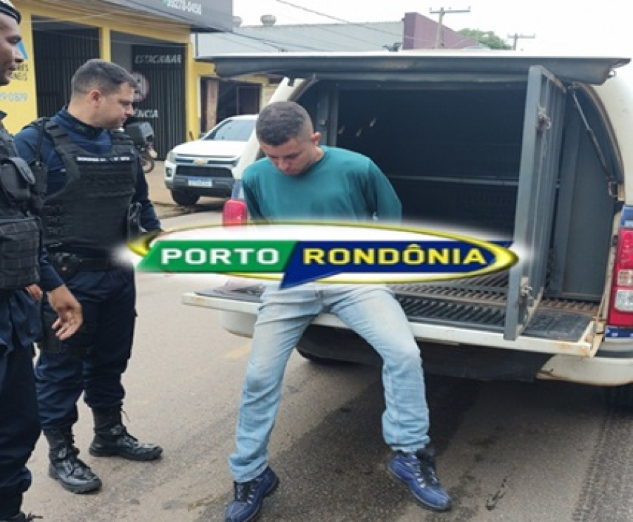 PM prende criminoso envolvido em roubo a residência