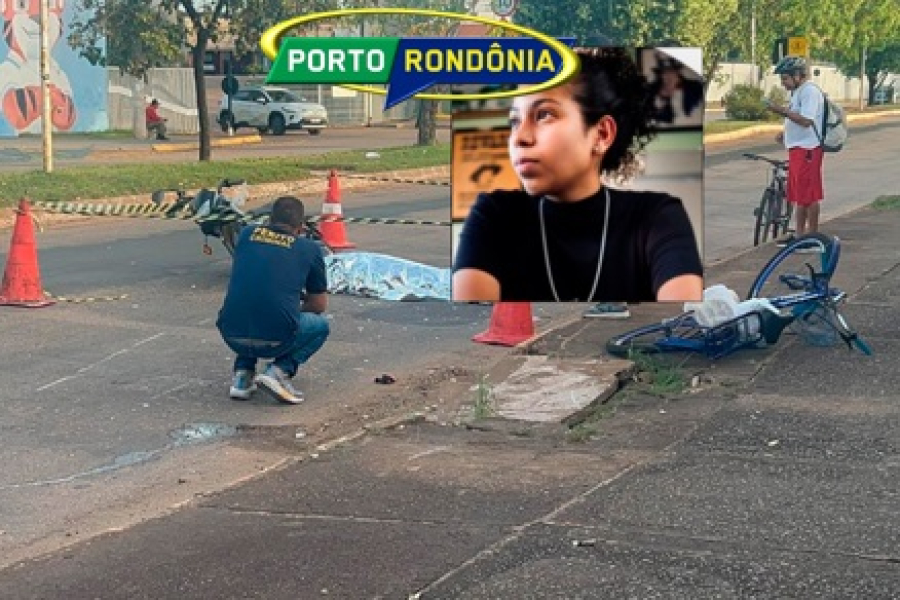 Jovem motociclista sem CNH morre após acidente com ciclista em Porto Velho