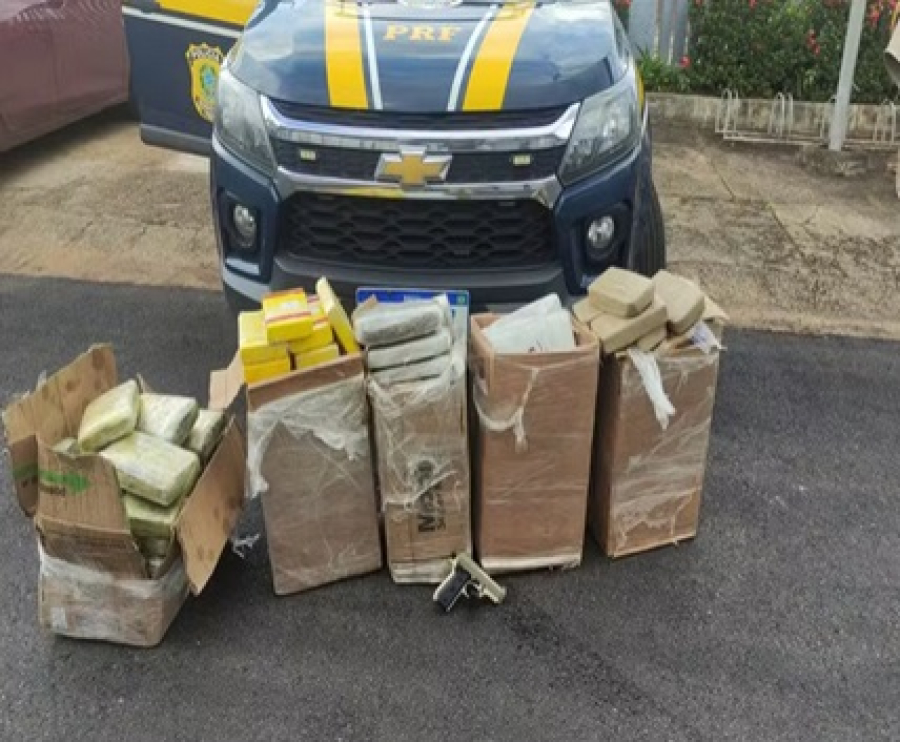 Motorista de caminhão é preso com 140kg de droga em Porto Velho